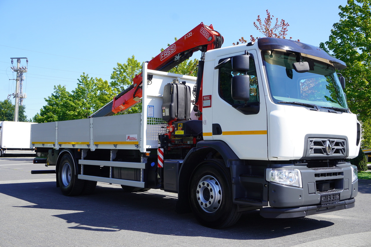 RENAULT C280 DTI 8 / FASSI crane 5.6 T / range 8 m / Flatbed 15 EPAL - 크레인 트럭 : 사진 5 RENAULT C280 DTI 8 / FASSI crane 5.6 T / range 8 m / Flatbed 15 EPAL - 크레인 트럭 : 사진 5