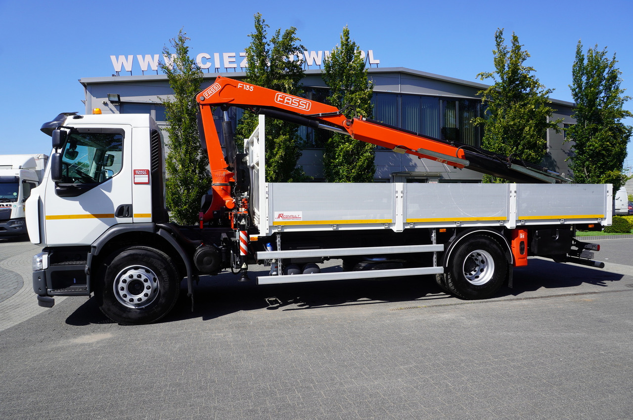 RENAULT C280 DTI 8 / FASSI crane 5.6 T / range 8 m / Flatbed 15 EPAL - 크레인 트럭 : 사진 4 RENAULT C280 DTI 8 / FASSI crane 5.6 T / range 8 m / Flatbed 15 EPAL - 크레인 트럭 : 사진 4