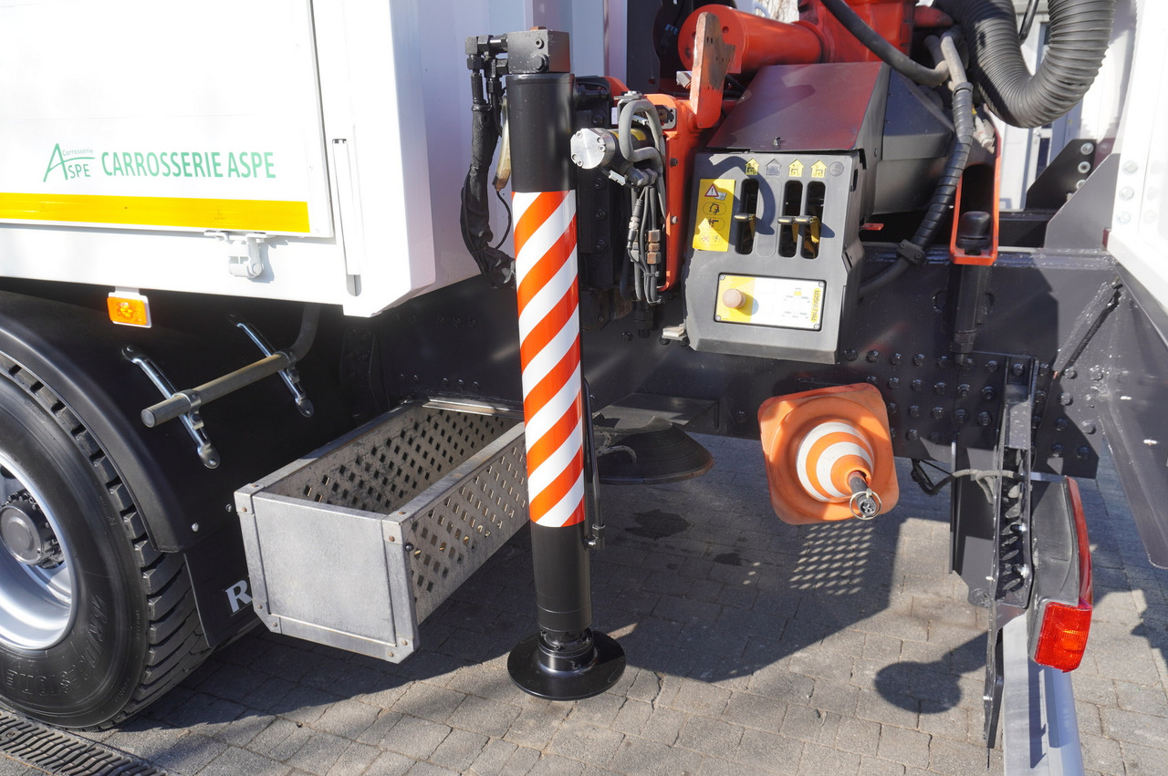 드롭사이드/ 플랫베드 트럭, 크레인 트럭 RENAULT C380 / 6x4 / HDS Palfinger PK 18002-EH 6000 kg : 사진 7