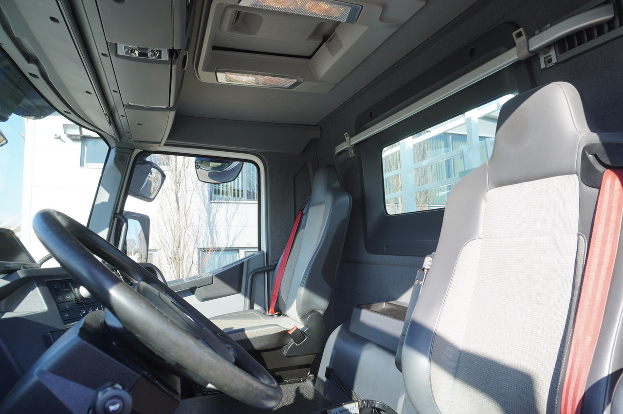 드롭사이드/ 플랫베드 트럭, 크레인 트럭 RENAULT C380 / 6x4 / HDS Palfinger PK 18002-EH 6000 kg : 사진 23