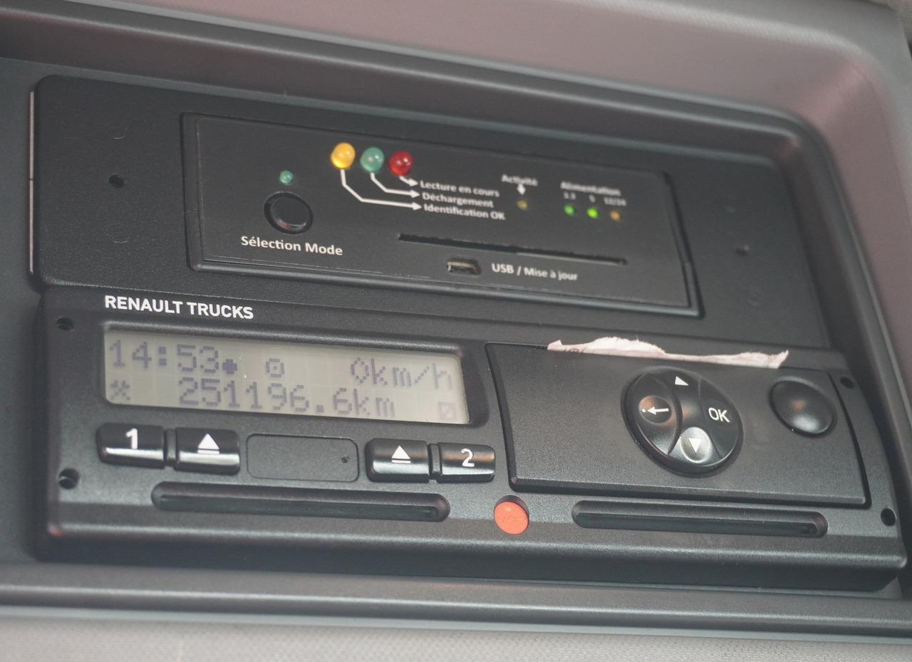 드롭사이드/ 플랫베드 트럭, 크레인 트럭 RENAULT C380 / 6x4 / HDS Palfinger PK 18002-EH 6000 kg : 사진 26