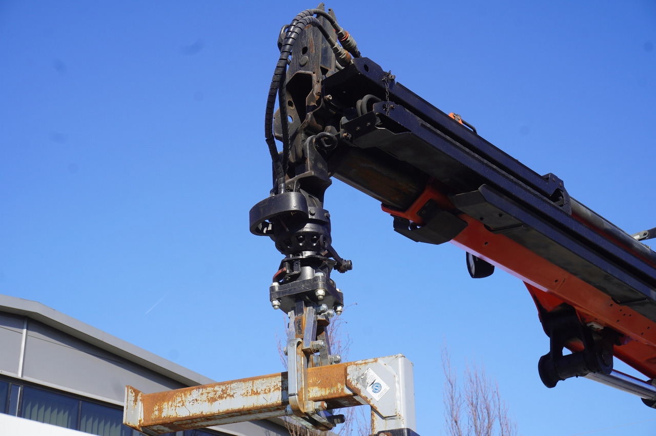 드롭사이드/ 플랫베드 트럭, 크레인 트럭 RENAULT C380 / 6x4 / HDS Palfinger PK 18002-EH 6000 kg : 사진 12