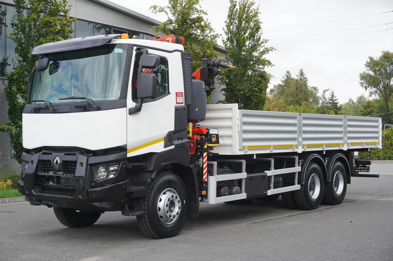 RENAULT K380 6×4 / FASSI F175 crane 7.85 t / 120 thousand km! / 2-sided tipper - 덤프트럭, 크레인 트럭 : 사진 3 RENAULT K380 6×4 / FASSI F175 crane 7.85 t / 120 thousand km! / 2-sided tipper - 덤프트럭, 크레인 트럭 : 사진 3