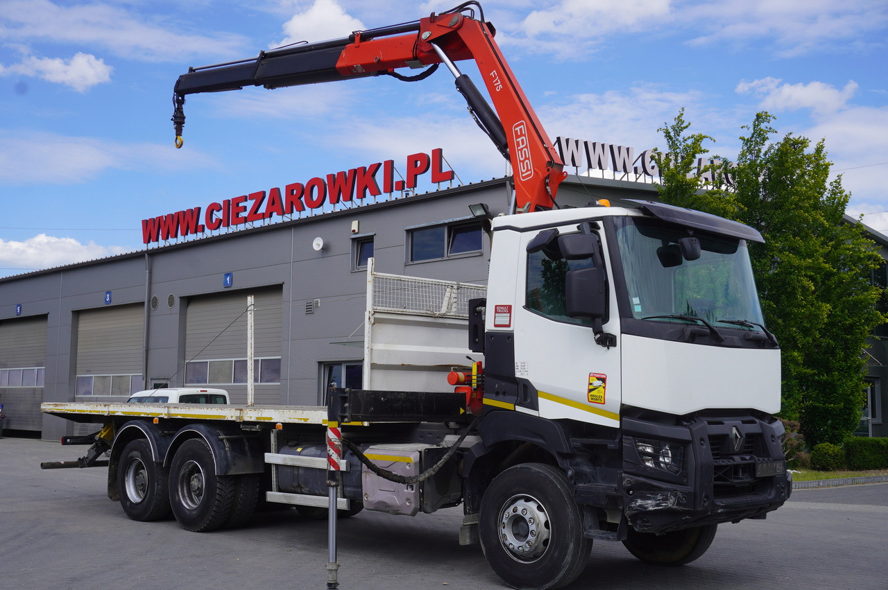 RENAULT K380 6x4 / FASSI F175 crane 7.85 t / 120 thousand km! - 크레인 트럭 : 사진 1 RENAULT K380 6x4 / FASSI F175 crane 7.85 t / 120 thousand km! - 크레인 트럭 : 사진 1