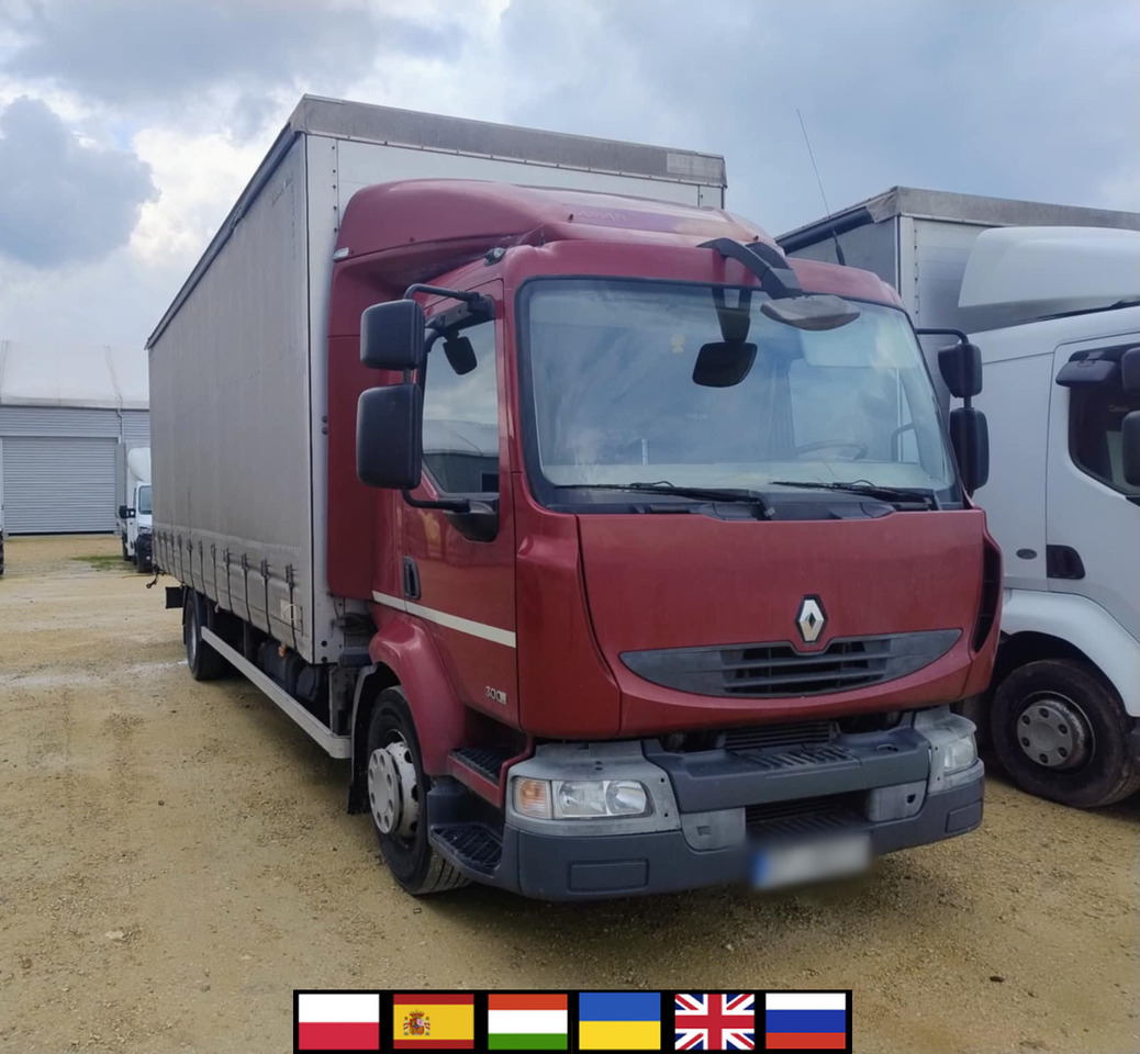 RENAULT Midlum 300 / Curtain 18 EPAL / Sleeping cab - 커튼사이더 트럭 : 사진 1 RENAULT Midlum 300 / Curtain 18 EPAL / Sleeping cab - 커튼사이더 트럭 : 사진 1