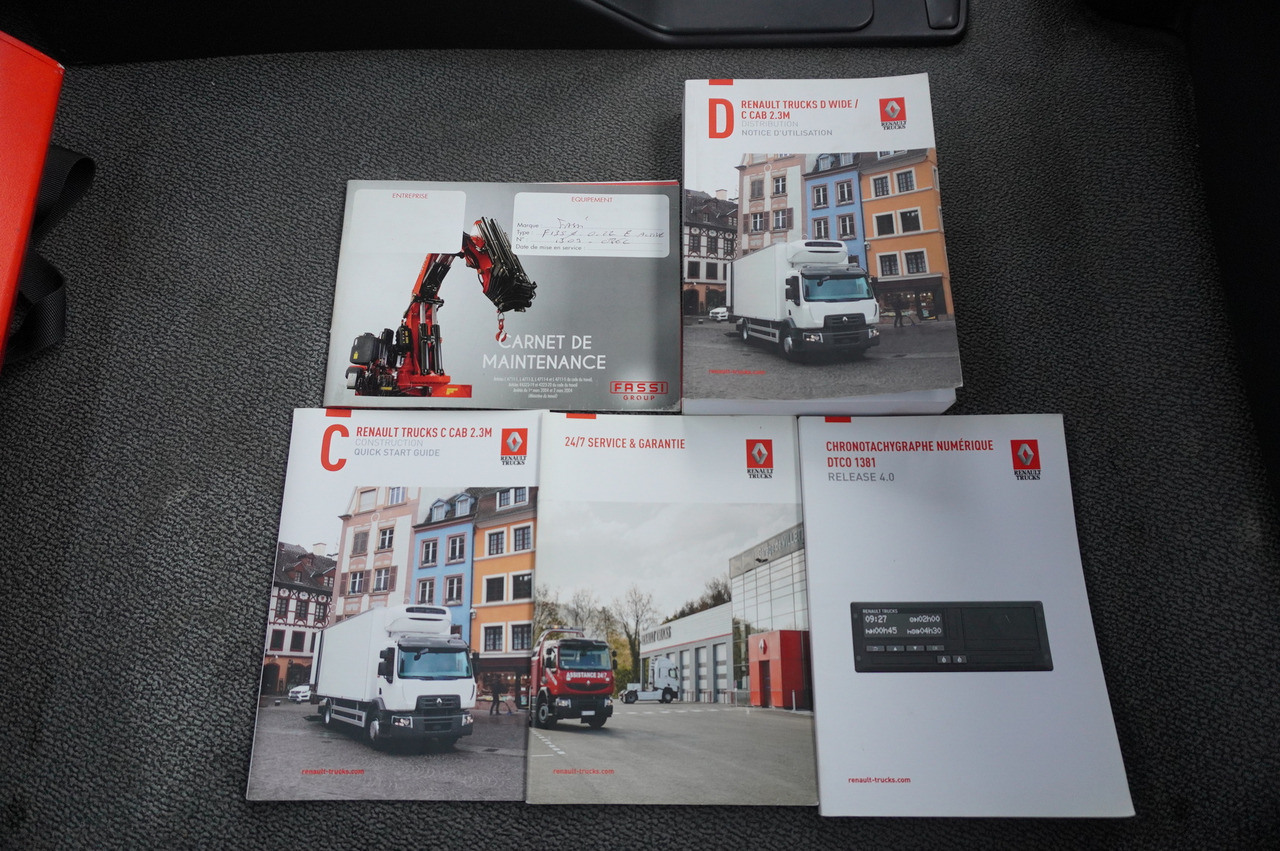 크레인 트럭 RENAULT RENAULT C280 DTI 8 / FASSI crane 5.6 T / 560 MTH / range 8 m / Flatbed 15 EPAL : 사진 25 크레인 트럭 RENAULT RENAULT C280 DTI 8 / FASSI crane 5.6 T / 560 MTH / range 8 m / Flatbed 15 EPAL : 사진 25