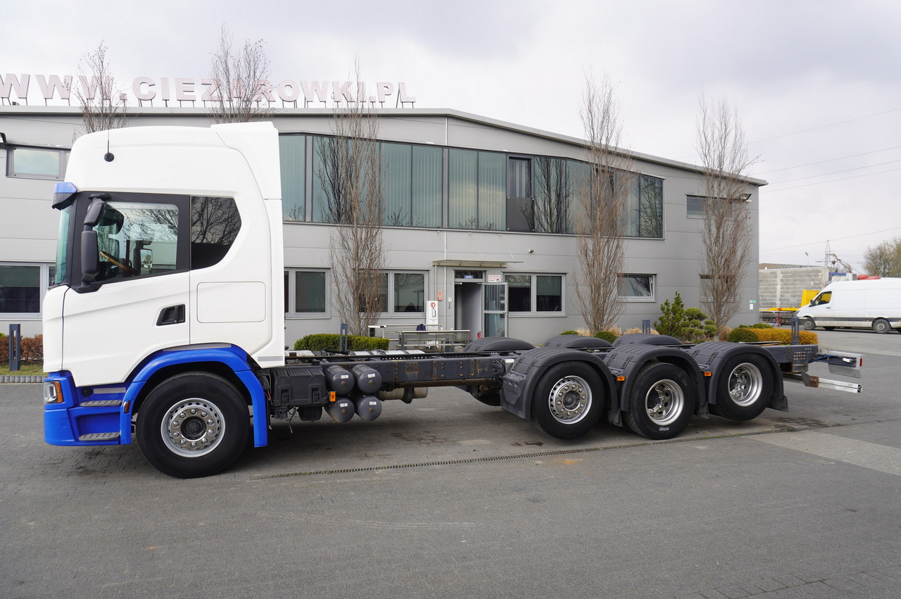 SCANIA G500 8x2 / 2nd axis steered / Chassis 8.35 m / 2021 - 크레인 트럭 : 사진 3 SCANIA G500 8x2 / 2nd axis steered / Chassis 8.35 m / 2021 - 크레인 트럭 : 사진 3