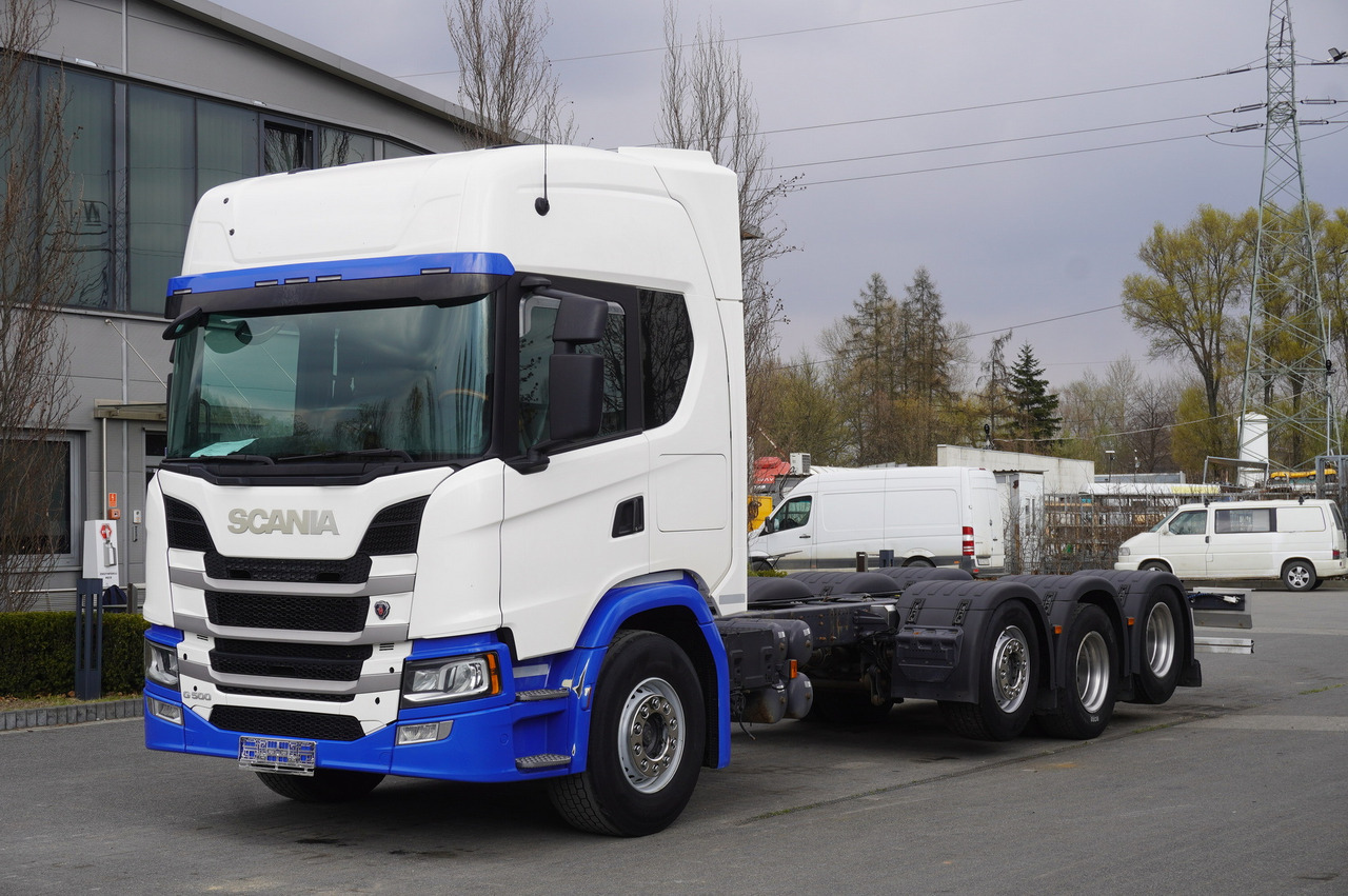 SCANIA G500 8x2 / 2nd axis steered / Chassis 8.35 m / 2021 - 크레인 트럭 : 사진 1 SCANIA G500 8x2 / 2nd axis steered / Chassis 8.35 m / 2021 - 크레인 트럭 : 사진 1