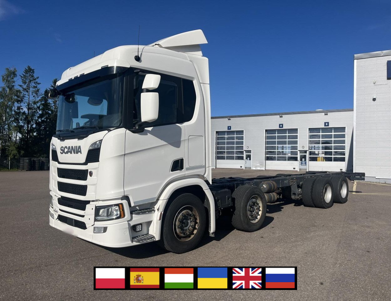 SCANIA R 540 B8x4NB / Truck chassis / Sleeper cab - 캡 새시 트럭 : 사진 1 SCANIA R 540 B8x4NB / Truck chassis / Sleeper cab - 캡 새시 트럭 : 사진 1