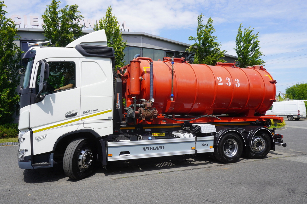 VOLVO Volvo FH 500 / Septic barrel 13000 l / Hook lift 21 t / 2022 / 3rd axle steered / 2 units - 슬러리 탱커 : 사진 4 VOLVO Volvo FH 500 / Septic barrel 13000 l / Hook lift 21 t / 2022 / 3rd axle steered / 2 units - 슬러리 탱커 : 사진 4