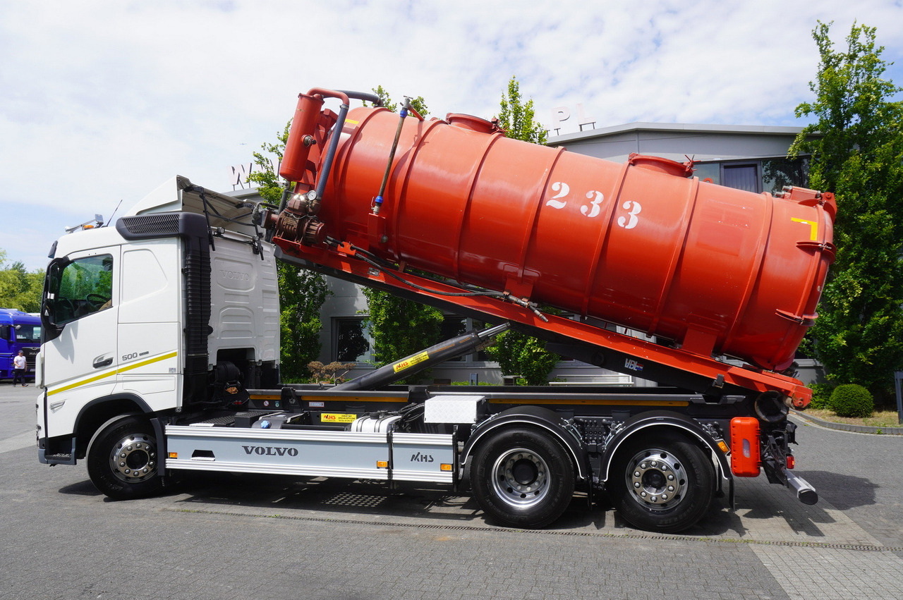 VOLVO Volvo FH 500 / Septic barrel 13000 l / Hook lift 21 t / 2022 / 3rd axle steered / 2 units - 슬러리 탱커 : 사진 3 VOLVO Volvo FH 500 / Septic barrel 13000 l / Hook lift 21 t / 2022 / 3rd axle steered / 2 units - 슬러리 탱커 : 사진 3