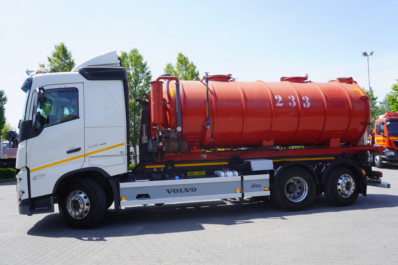 VOLVO Volvo FH 500 / Septic barrel 13000 l / Hook lift 21 t / 2022 / 3rd axle steered / 2 units - 슬러리 탱커 : 사진 3 VOLVO Volvo FH 500 / Septic barrel 13000 l / Hook lift 21 t / 2022 / 3rd axle steered / 2 units - 슬러리 탱커 : 사진 3