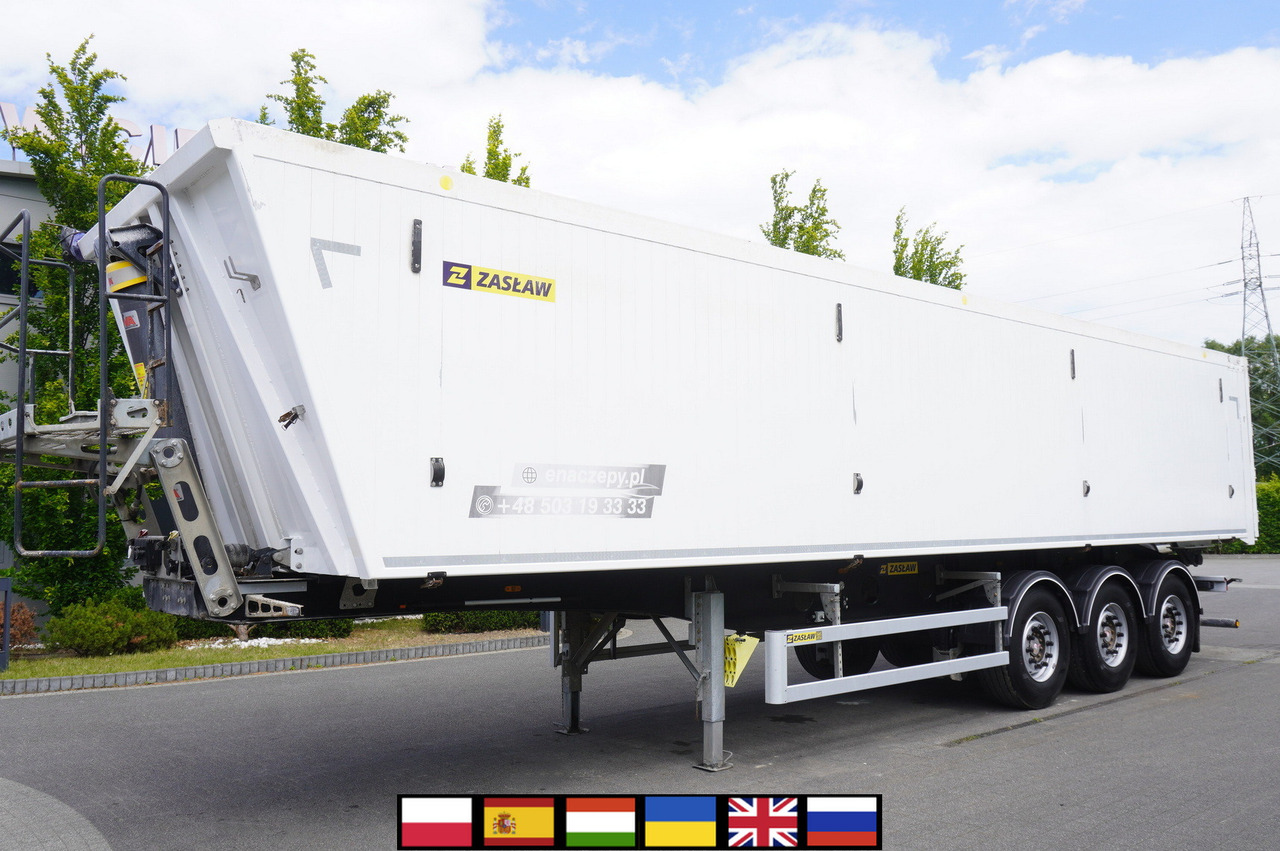 ZASŁAW D 653A semi-trailer/ 2021 / 56 m3 - 덤프 세미 트레일러 : 사진 1 ZASŁAW D 653A semi-trailer/ 2021 / 56 m3 - 덤프 세미 트레일러 : 사진 1