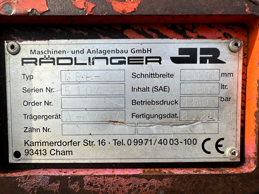 Grabenräumlöffel 2000 mm - 굴삭기 버킷 건설기계 용 : 사진 5 Grabenräumlöffel 2000 mm - 굴삭기 버킷 건설기계 용 : 사진 5