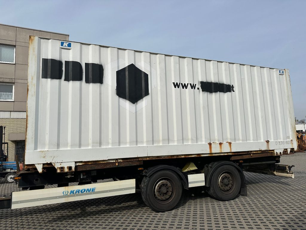 Krone ZZ 18- BDF Containerchassi Scheibenbremsen - - 컨테이너 운반 장치/ 스와프 보디 트레일러 : 사진 4 Krone ZZ 18- BDF Containerchassi Scheibenbremsen - - 컨테이너 운반 장치/ 스와프 보디 트레일러 : 사진 4