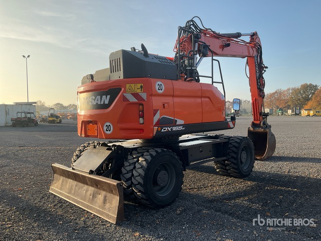 2019 Doosan DX 165 W-5 Wheel Excavator - 휠 굴삭기 : 사진 3 2019 Doosan DX 165 W-5 Wheel Excavator - 휠 굴삭기 : 사진 3