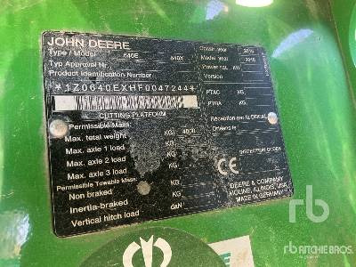 JOHN DEERE 640X - 목초수확기 부착물 : 사진 5 JOHN DEERE 640X - 목초수확기 부착물 : 사진 5
