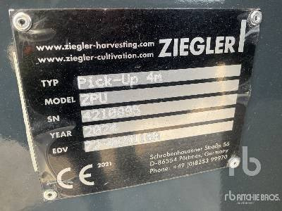 ZIEGLER PICK-UP 4M (Unused) - 목초수확기 부착물 : 사진 5 ZIEGLER PICK-UP 4M (Unused) - 목초수확기 부착물 : 사진 5