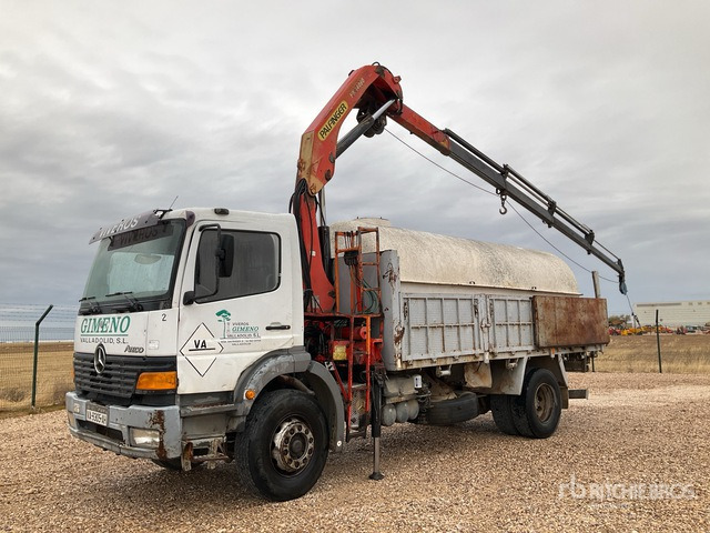 1998 Mercedes-Benz Atego 1823 1998 Palfinger PK14080 5640 kg ... Dump Truck with Crane - 덤프트럭 : 사진 1 1998 Mercedes-Benz Atego 1823 1998 Palfinger PK14080 5640 kg ... Dump Truck with Crane - 덤프트럭 : 사진 1