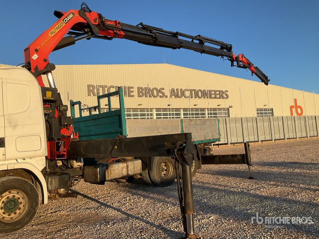 2003 Scania R124L 2007 Palfinger PK60002 19000 kg ... Flatbed Truck with Crane - 드롭사이드/ 플랫베드 트럭, 크레인 트럭 : 사진 5 2003 Scania R124L 2007 Palfinger PK60002 19000 kg ... Flatbed Truck with Crane - 드롭사이드/ 플랫베드 트럭, 크레인 트럭 : 사진 5