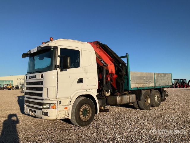 2003 Scania R124L 2007 Palfinger PK60002 19000 kg ... Flatbed Truck with Crane - 드롭사이드/ 플랫베드 트럭, 크레인 트럭 : 사진 3 2003 Scania R124L 2007 Palfinger PK60002 19000 kg ... Flatbed Truck with Crane - 드롭사이드/ 플랫베드 트럭, 크레인 트럭 : 사진 3