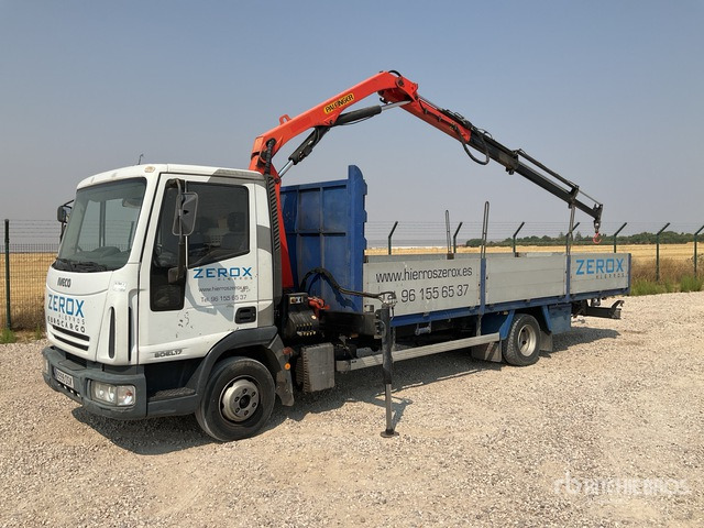 2005 Iveco Eurocargo 170 2005 Palfinger PK6500 on 4x2 Flatbed Truck with Crane - 플레일 모어/ 멀처 : 사진 2 2005 Iveco Eurocargo 170 2005 Palfinger PK6500 on 4x2 Flatbed Truck with Crane - 플레일 모어/ 멀처 : 사진 2