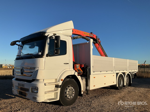 2008 Mercedes-Benz 2533L 2007 Palfinger PK10501 Articula ... Flatbed Truck with Crane - 드롭사이드/ 플랫베드 트럭, 크레인 트럭 : 사진 2 2008 Mercedes-Benz 2533L 2007 Palfinger PK10501 Articula ... Flatbed Truck with Crane - 드롭사이드/ 플랫베드 트럭, 크레인 트럭 : 사진 2