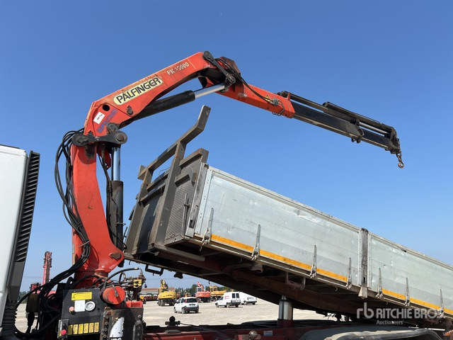 덤프트럭, 크레인 트럭 2000 Iveco Eurotrakker 1999 Palfinger PK16000 5550 kg ... Dump Truck with Crane : 사진 6