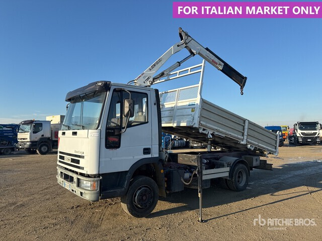 2002 Iveco Eurocargo 110EL18 Bonfiglioli P7200L 1980 kg on 4x2 Dump Truck with Crane - 덤프트럭 : 사진 2 2002 Iveco Eurocargo 110EL18 Bonfiglioli P7200L 1980 kg on 4x2 Dump Truck with Crane - 덤프트럭 : 사진 2