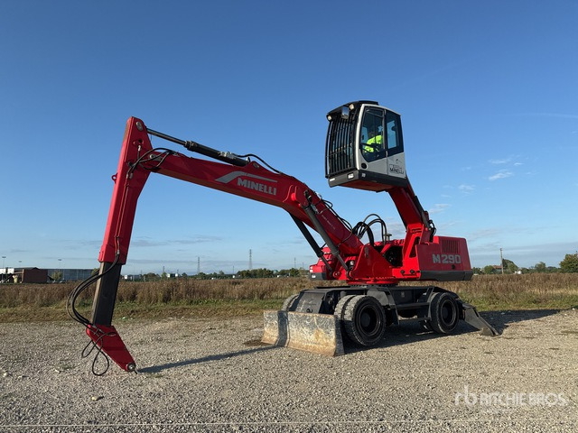 2012 Minelli M290 Movimentatore materiali su ruote - 폐기물/ 산업 처리기 : 사진 2 2012 Minelli M290 Movimentatore materiali su ruote - 폐기물/ 산업 처리기 : 사진 2