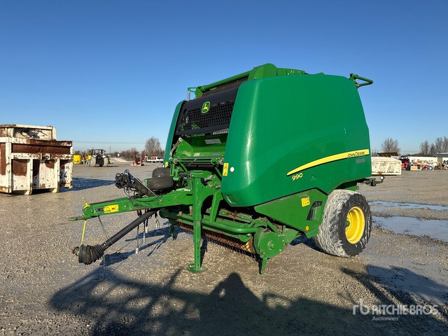 2015 John Deere 990 Round Baler - 원형 베일러 : 사진 1 2015 John Deere 990 Round Baler - 원형 베일러 : 사진 1