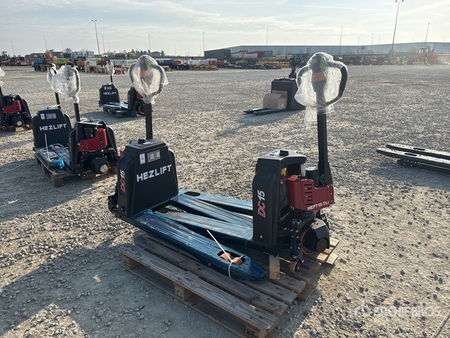 2024 Hezlift HEPT15 TLi Qty of 2 (Unused) Pallet Jack - 팔레트 트럭 : 사진 1 2024 Hezlift HEPT15 TLi Qty of 2 (Unused) Pallet Jack - 팔레트 트럭 : 사진 1