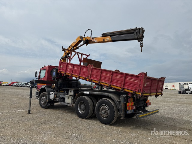 Mercedes-Benz Atego 1828 Autocarro ribaltabile con gru - 덤프트럭, 크레인 트럭 : 사진 4 Mercedes-Benz Atego 1828 Autocarro ribaltabile con gru - 덤프트럭, 크레인 트럭 : 사진 4
