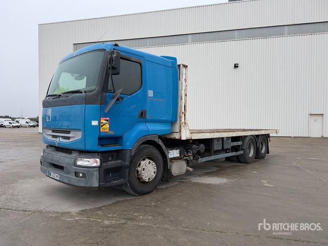 2005 Renault Premium 420Dci 6x2 Camion Plateau 6x2 Flatbed Truck - 드롭사이드/ 플랫베드 트럭 : 사진 1 2005 Renault Premium 420Dci 6x2 Camion Plateau 6x2 Flatbed Truck - 드롭사이드/ 플랫베드 트럭 : 사진 1