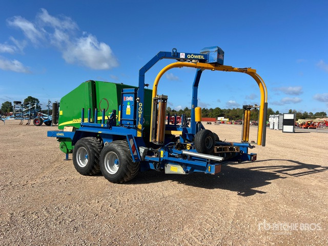 2007 John Deere 578 Enrubanneuse Combination Baler Wrapper - 원형 베일러, 베일 포장기 : 사진 4 2007 John Deere 578 Enrubanneuse Combination Baler Wrapper - 원형 베일러, 베일 포장기 : 사진 4