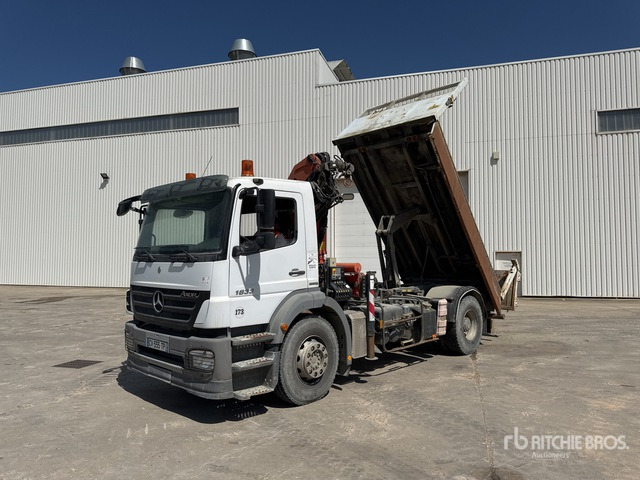 2008 Mercedes Axor 1833 2008 Palfinger PK15500 6100 kg ... Dump Truck with Crane - 덤프트럭, 크레인 트럭 : 사진 4 2008 Mercedes Axor 1833 2008 Palfinger PK15500 6100 kg ... Dump Truck with Crane - 덤프트럭, 크레인 트럭 : 사진 4