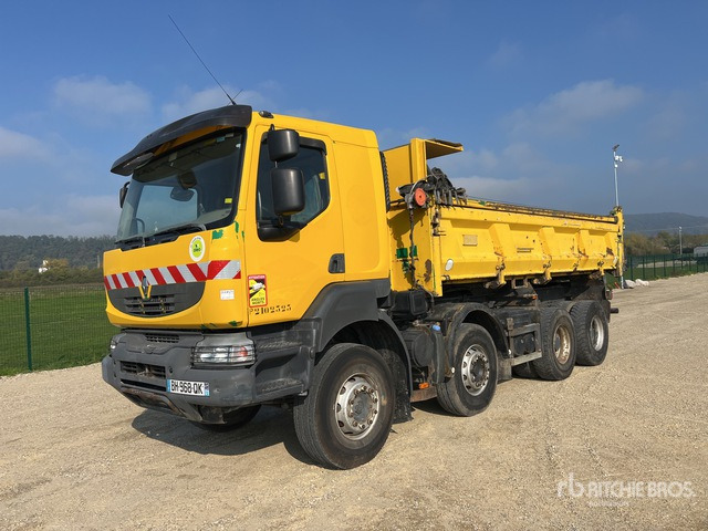 2008 Renault Kerax 450.32 8x4 Crew Cab Camion Benne Tri/A Dump Truck - 덤프트럭 : 사진 1 2008 Renault Kerax 450.32 8x4 Crew Cab Camion Benne Tri/A Dump Truck - 덤프트럭 : 사진 1