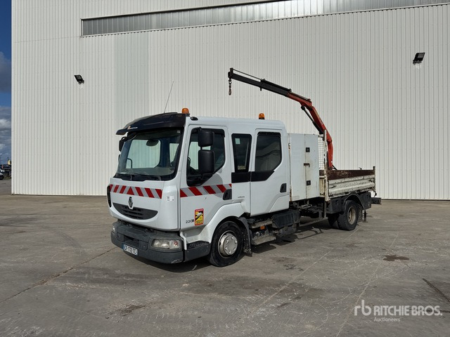 2008 Renault Midlum 220DXi 2008 Palfinger PK2700A on 4x2 C ... Flatbed Truck with Crane - 드롭사이드/ 플랫베드 트럭, 크레인 트럭 : 사진 3 2008 Renault Midlum 220DXi 2008 Palfinger PK2700A on 4x2 C ... Flatbed Truck with Crane - 드롭사이드/ 플랫베드 트럭, 크레인 트럭 : 사진 3