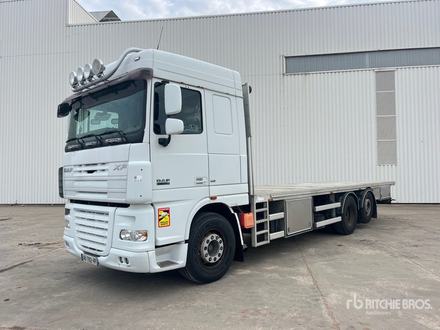 2009 DAF XF105.510 Camion Plateau Flatbed Truck - 드롭사이드/ 플랫베드 트럭 : 사진 1 2009 DAF XF105.510 Camion Plateau Flatbed Truck - 드롭사이드/ 플랫베드 트럭 : 사진 1