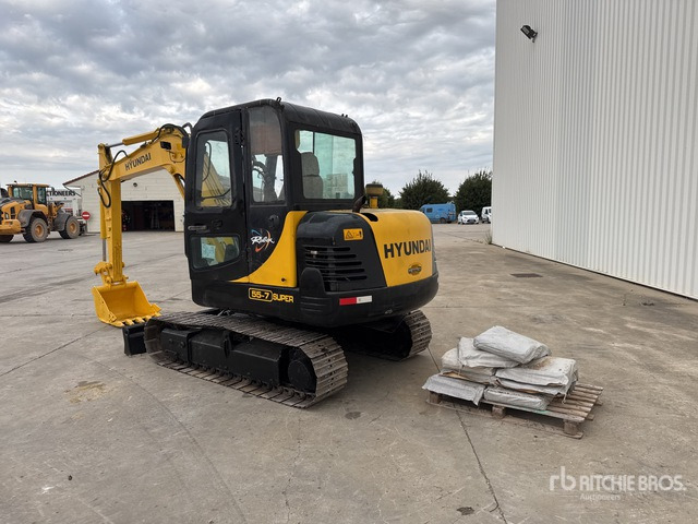 2013 Hyundai R55-7 Pelle Sur Chenilles Tracked Excavator - 크롤러 굴삭기 : 사진 3 2013 Hyundai R55-7 Pelle Sur Chenilles Tracked Excavator - 크롤러 굴삭기 : 사진 3