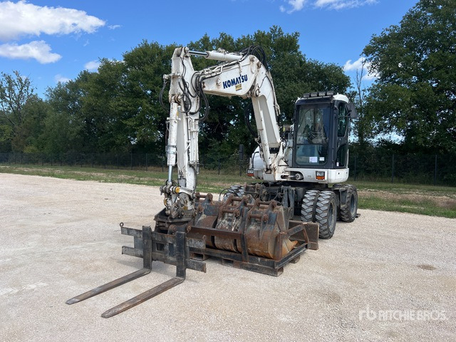 2015 Komatsu PW98MR-8 Pelle Sur Pneus Wheel Excavator - 휠 굴삭기 : 사진 2 2015 Komatsu PW98MR-8 Pelle Sur Pneus Wheel Excavator - 휠 굴삭기 : 사진 2