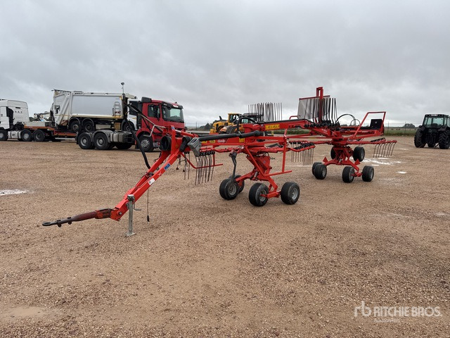 2016 Kuhn GA6632 6.6 m Semi-Mount 2 Rotor Andaineuse Hay Rake - 반전기/ 레이크 : 사진 2 2016 Kuhn GA6632 6.6 m Semi-Mount 2 Rotor Andaineuse Hay Rake - 반전기/ 레이크 : 사진 2