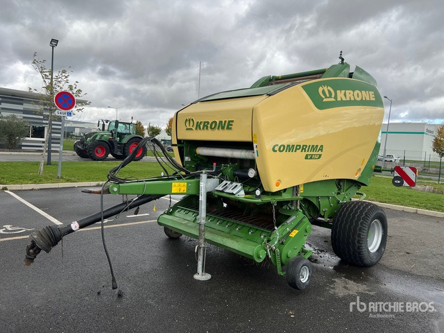 2020 Krone Comprima V 150 Presse A Balles Rondes 1 Essieu S/A Round Baler - 원형 베일러 : 사진 2 2020 Krone Comprima V 150 Presse A Balles Rondes 1 Essieu S/A Round Baler - 원형 베일러 : 사진 2