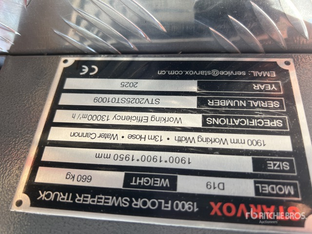 2025 STARVOX D19 Mini-Balayeuse (Non Utilise) En ... Sweeper Truck - 거리 청소 차량 : 사진 2 2025 STARVOX D19 Mini-Balayeuse (Non Utilise) En ... Sweeper Truck - 거리 청소 차량 : 사진 2