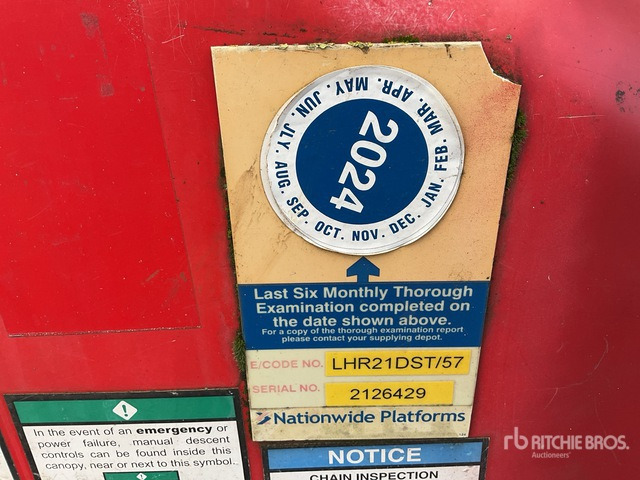 2013 Nifty-Lift HR21D 4WD Diesel Articulating Boom Lift - 관절 붐 : 사진 3 2013 Nifty-Lift HR21D 4WD Diesel Articulating Boom Lift - 관절 붐 : 사진 3