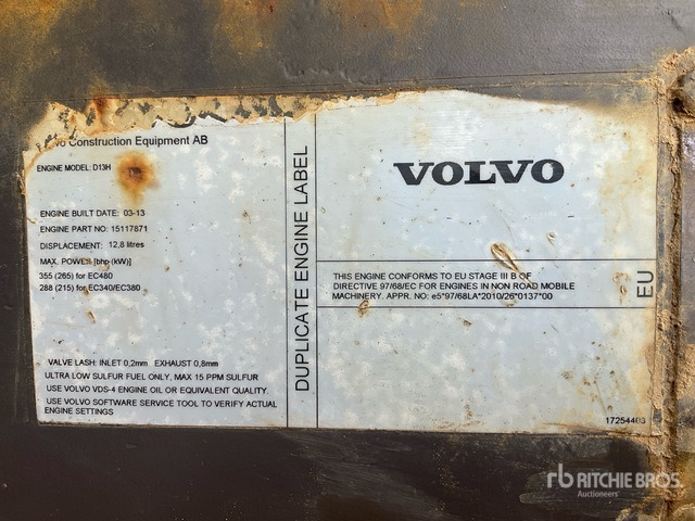 2013 Volvo EC380DL Tracked Excavator - 크롤러 굴삭기 : 사진 5 2013 Volvo EC380DL Tracked Excavator - 크롤러 굴삭기 : 사진 5