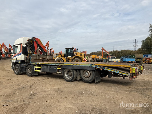 2017 DAF 8x2 Twin-Steer Sleeper Flatbed Truck with Crane - 드롭사이드/ 플랫베드 트럭, 크레인 트럭 : 사진 4 2017 DAF 8x2 Twin-Steer Sleeper Flatbed Truck with Crane - 드롭사이드/ 플랫베드 트럭, 크레인 트럭 : 사진 4
