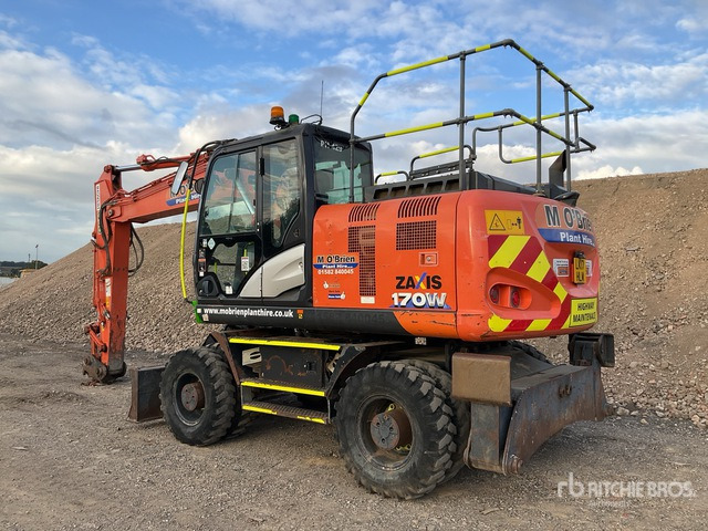 2017 Hitachi ZX170W-5 Highway Wheeled Excavator - 휠 굴삭기 : 사진 4 2017 Hitachi ZX170W-5 Highway Wheeled Excavator - 휠 굴삭기 : 사진 4