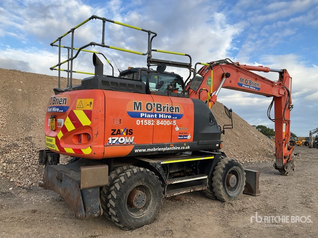 2017 Hitachi ZX170W-5 Highway Wheeled Excavator - 휠 굴삭기 : 사진 3 2017 Hitachi ZX170W-5 Highway Wheeled Excavator - 휠 굴삭기 : 사진 3