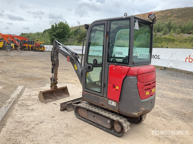 2018 Volvo EC18D Mini Excavator: <6.6t - 미니 굴삭기 : 사진 4 2018 Volvo EC18D Mini Excavator: <6.6t - 미니 굴삭기 : 사진 4